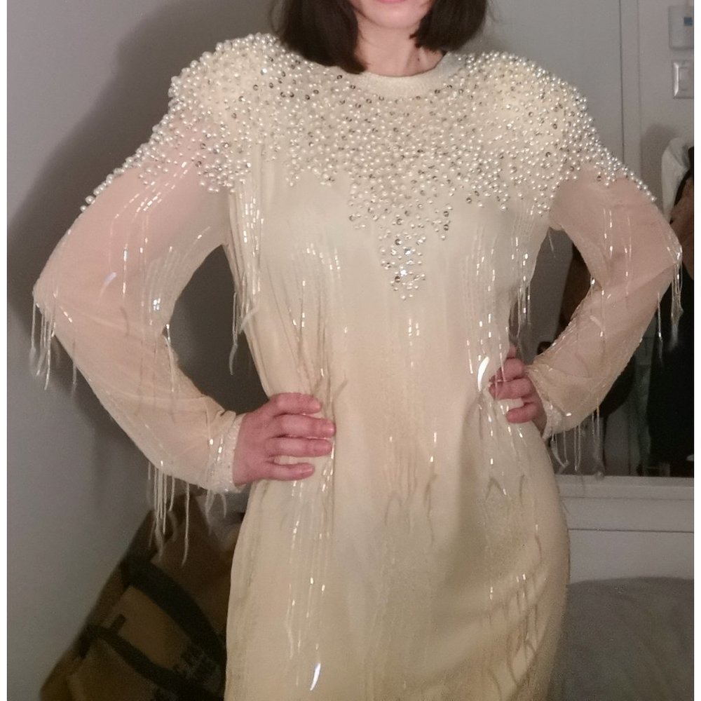 Handmade 1980s evening gown